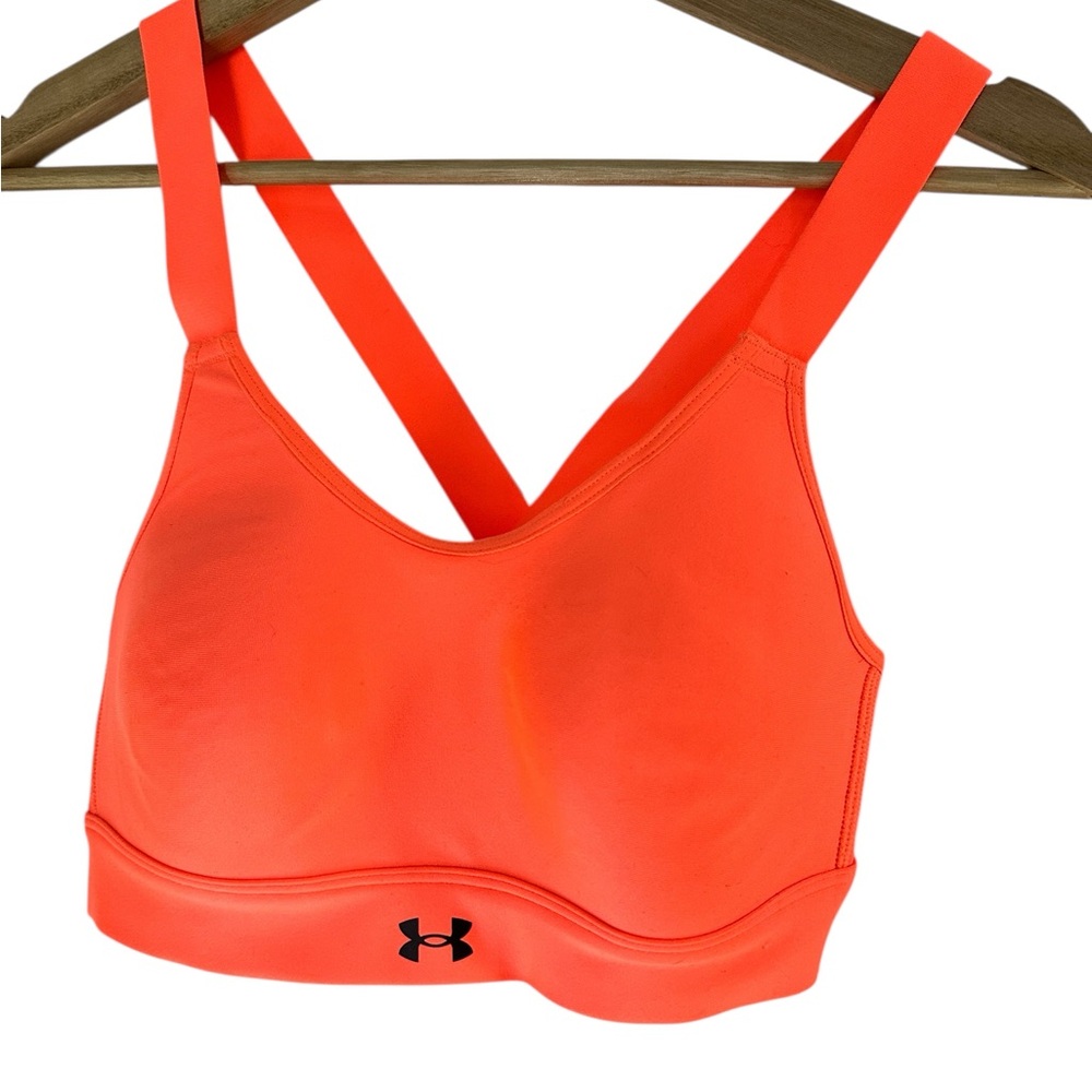 Under Armour Women's Vibrant Orange Sports Bra